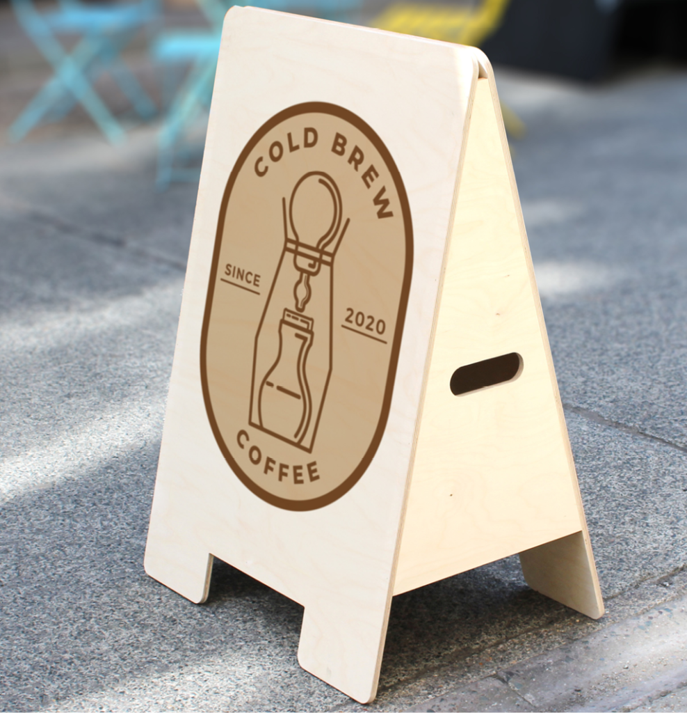 Printed plywood A board stand